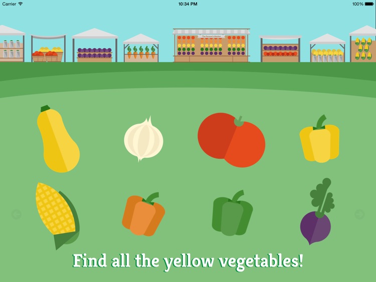 Preschool Farm Fun - Teach your child colors, counting, shapes and puzzles using yummy Vegetables!