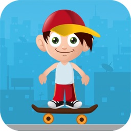 Jack The Jumpy Skateboard Kid - Red cap boy escape game with 8-bit graphics