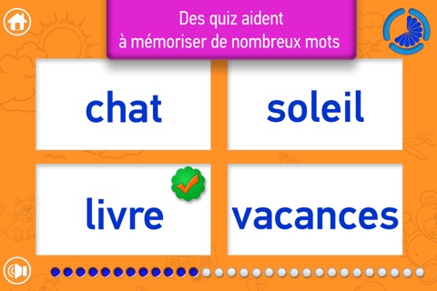 MES MOTS: Jeu de lecture pour les enfants. Joue avec Kiddy Words! screenshot 4