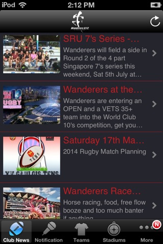 Wanderers RFC screenshot 2