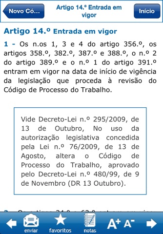 Novo Código do Trabalho WKP screenshot 3