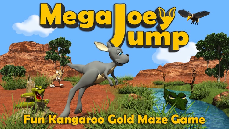 Mega Joey Jump - Fun Kangaroo Gold Maze Game