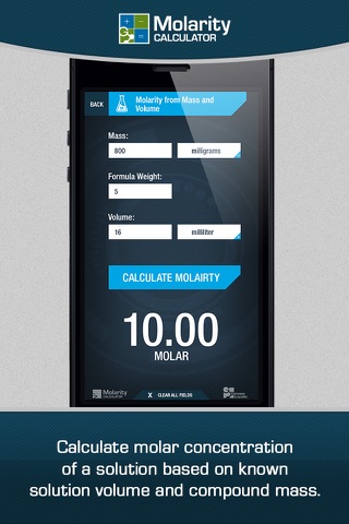 Molarity Calc screenshot 4