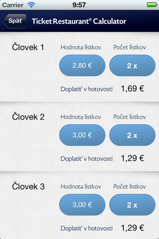 Ticket Restaurant® Calculator screenshot 4