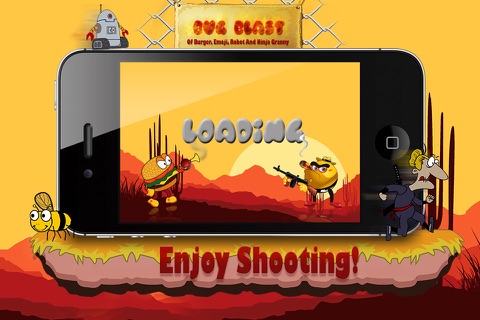 Bug Blast - Of Burger, Emoji, Robot And Ninja Granny screenshot 3