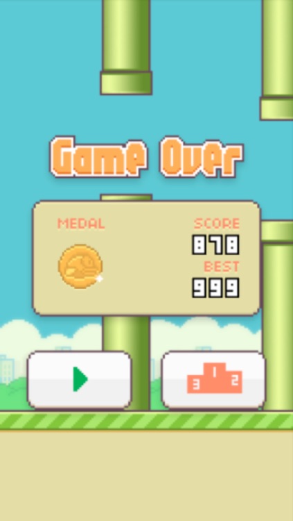 flappy bird highest score 999