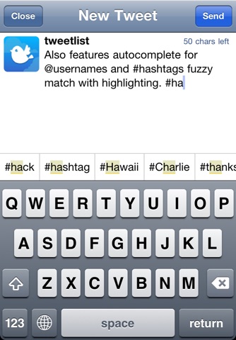 TweetList for Twitter screenshot 2