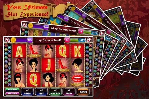 Lady Temptress Vegas Macau Style Slots Machine - Fun Gambling Experience for Women screenshot 2
