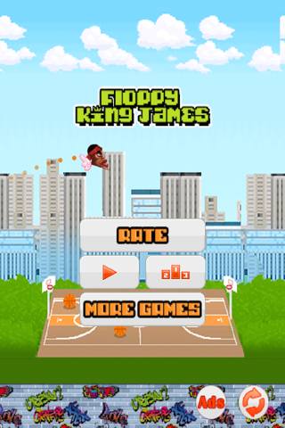 Floppy King James in: Basket-ball Chase and Impossible Hoop Bouncing screenshot 4