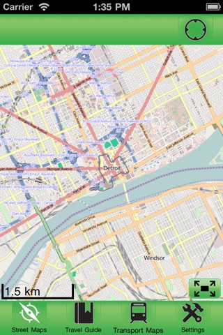 Detroit Offline Street Map screenshot 3