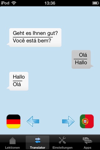 iSayHello German - Portuguese (Europe) screenshot 4