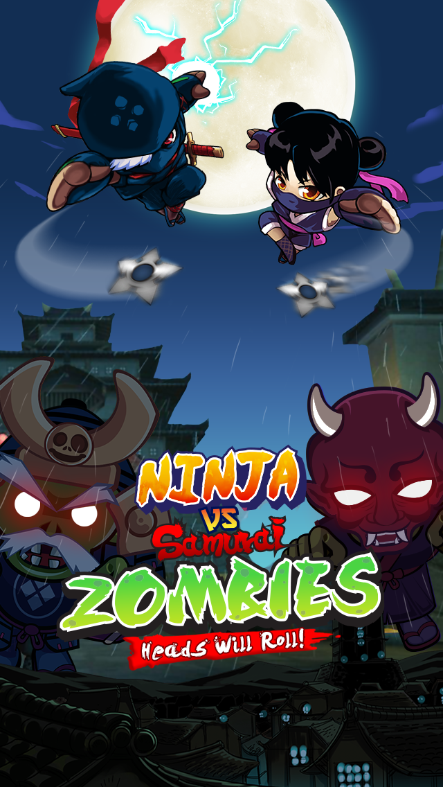 Ninja vs Samurai Zombies screenshot 1