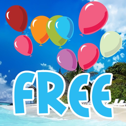 Beach Balloons Popping For Kids Free icon