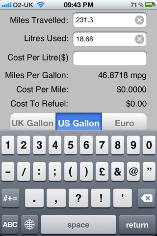 SimplyMPG screenshot 3