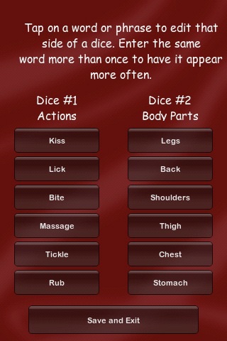 Sexytime Dice