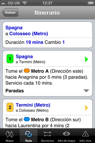 Rome Metro - Map and route planner by Zuti screenshot 3