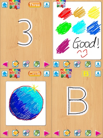 Write Draw Learning - Writing, Drawing, Words & Fill Color for iPad screenshot 2