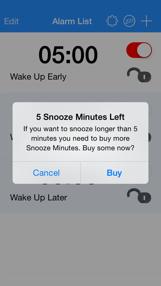 How to cancel & delete Snooze U Pay - Alarm Clock - You Snooze You Pay from iphone & ipad 1