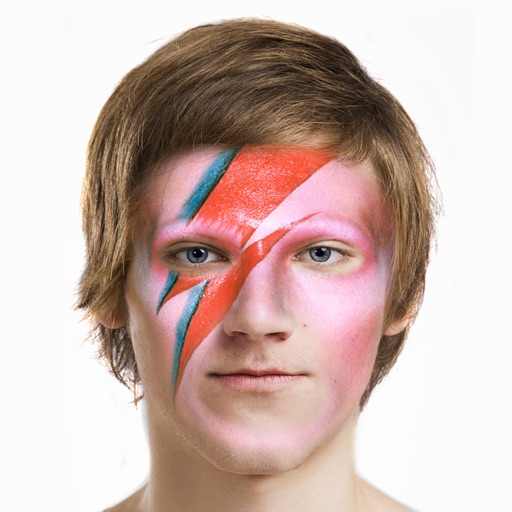 Bowiefy : Perfect Glam Rock Booth Face Makeup