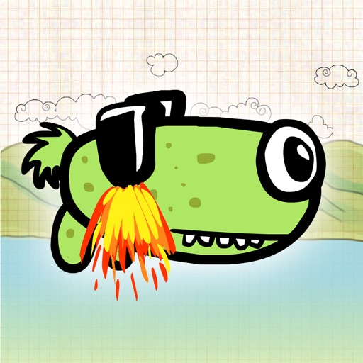 Flappy Doodle Flyer Free iOS App
