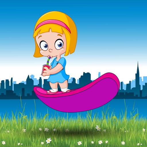 Flying Girl Game by Cool Fun Apps iOS App