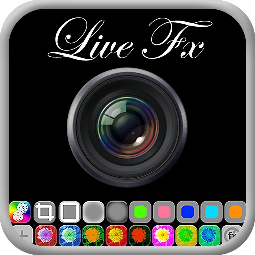 Live FX (create your own, shareable photo effects, preview them live in camera view) icon