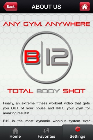 B12 Workout screenshot 2