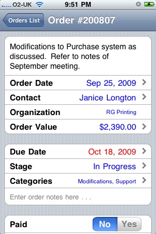 Sales Order Manager screenshot 3