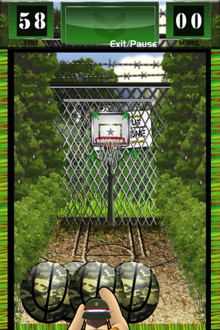 Army Basketball Lite screenshot 2