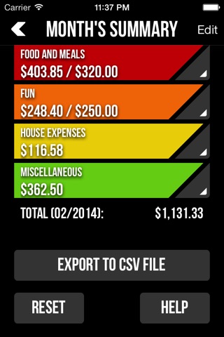 Budget Gadget Expense Tracker screenshot 3