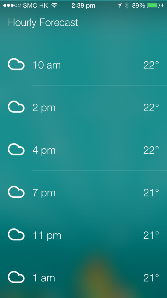 Screenshot #2 pour Palm Weather