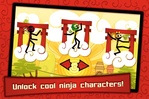 Flying Stickman Ninja - Cool Asian Hero screenshot 3