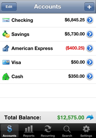 Accounts - Checkbook screenshot 2