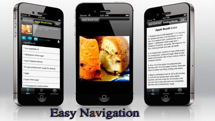 Cake Recipes for iPhone, iPod and iPad