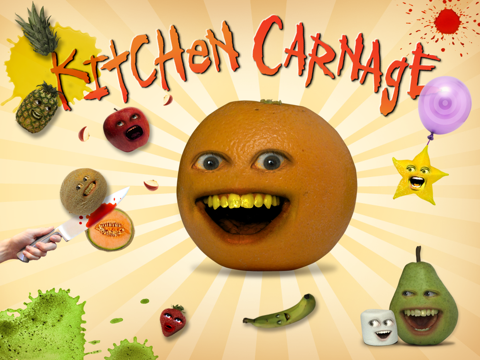 Annoying Orange: Kitchen Carnage HD screenshot 1