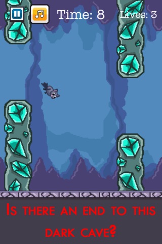Flappy Bat Survival Challenge - A Fun Strategy Tapping Game for Kids screenshot 3