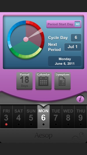 Period Pace: menstrual cycle log