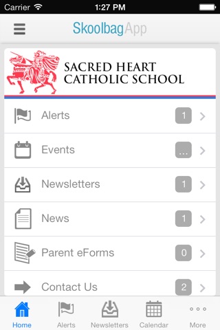 Sacred Heart Catholic School - SkoolbagApp screenshot 2