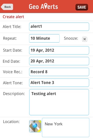 Geo Alerts™ screenshot 2