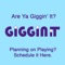 Giggin It is a scheduling tool used for bands and musicians to schedule gigs quickly