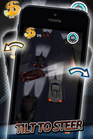 A Midnight Racer Pro - Top High Speed Car Racing Game screenshot 3