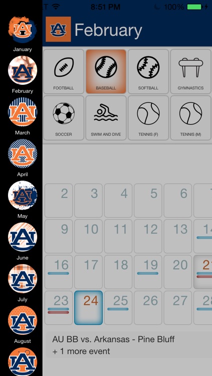 Auburn Calendar
