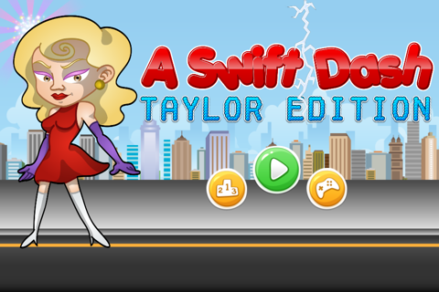 A Swift Dash - Taylor Edition Run-ning Shoot-ing Jump-ing Game screenshot 2