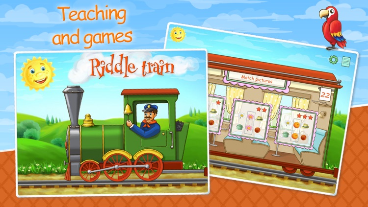 Teaching and games. Riddle train Lite screenshot-4