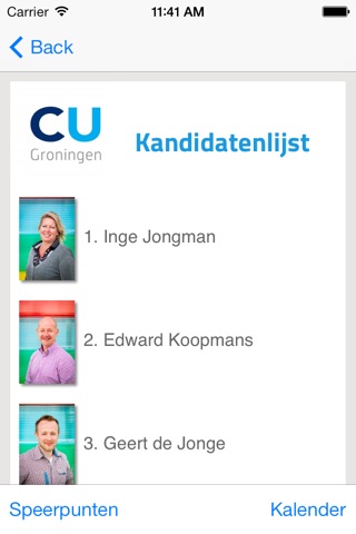 ChristenUnie Groningen screenshot 3