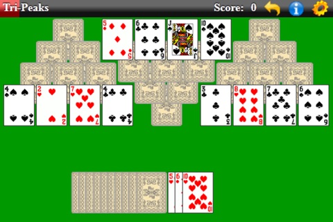 TriPeaks Solitaire -- Lite screenshot 2