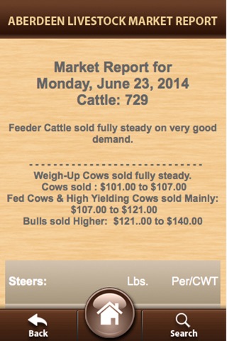Aberdeen Livestock Market Report screenshot 2
