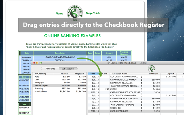 Checkbook Tao Register(圖2)-速報App