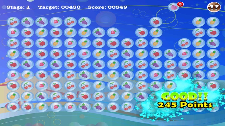 Popstar Fruit Bubble Match screenshot-3