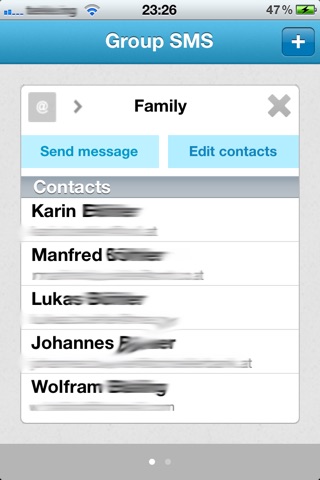 Gruppen SMS Pro screenshot 2